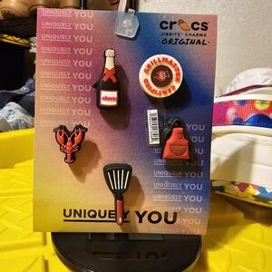 🧐MYSTERY MIX! Authentic Crocs Jibbitz Variety 5-Pack Some RARE & RETIRED Charms